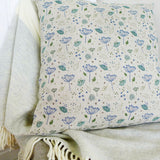 LINEN CUSHION - Blue Parsley