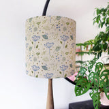 Blue Parsley Printed Linen Lampshade