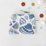 COIN PURSE - navy Seashells