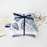 LAVENDER BUNDLE - navy Seashells