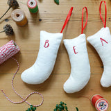 Personalised Stocking Christmas Tree Decoration