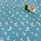 FABRIC - Cornish blue Sailboats