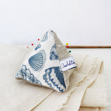 LINEN PIN CUSHION - Seashells