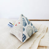 LINEN PIN CUSHION - Seashells