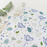 Set of Blue Parsley Placemats
