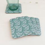 Set of 4 Sea Green Cow Parsley Placemats
